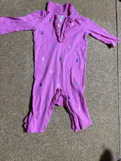 【ラルフローレン】ピンク　カバーオール　9M