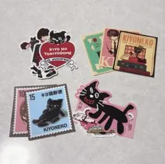 キヨ　15周年くじ　H賞　キヨ猫ステッカー3枚セット　全種コンプリート⑥
