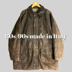希少 barbour bedale ビデイル型 レザージャケット イタリア製