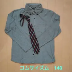 COMME CA ISM ボタンダウンカットソーシャツ 140