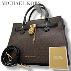 極美品✨マイケルコース ハミルトン 2way ハンドバッグ ショルダー A4可