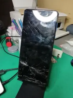 AQUOS スマートフォン 本体 ひび割れ　ジャンク