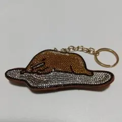 ぐでたま ラインストーン キーホルダー