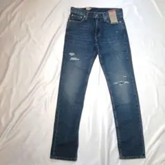 【未使用】Levi's リーバイス 511 スリム ダメージ加工 W30インチ