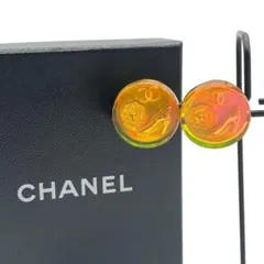 美品✨ シャネル 97P オーロラ カメリア ココマーク イヤリング