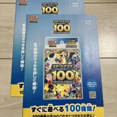 【早いもの勝ち】ポケモンMEGA スタートデッキ100 パンフレット2冊セット