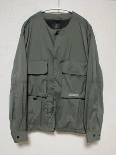 【Ciaopanic】軽量ナイロン ミリタリージャケット M オリーブ 収納付き