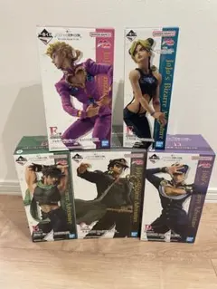 一番くじ　ジョジョの奇妙な冒険　B,C,D,E,F賞　おまけ付き