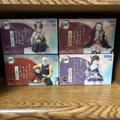 鬼滅の刃　プレミアムちょこのせフィギュア　4体セット