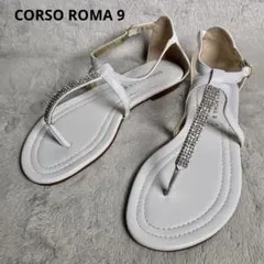 新品‼️CORSO ROMA 9 コルソローマノーヴェ　サンダル　ホワイト　レザーのサムネイル