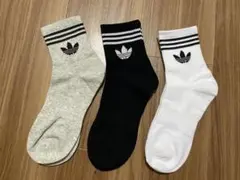 アディダス ミドル丈ソックス 3足セット