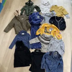 男の子110 おまとめ　キッズ服セット（秋冬春）　美品 男児　16点　ZARA他