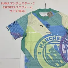 PUMA マンチェスターシティ ユニフォーム トレーニングウェア プレマッチ L