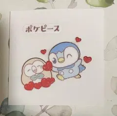ポケモンパン　シール　ポケピース　モクロー　ポッチャマ