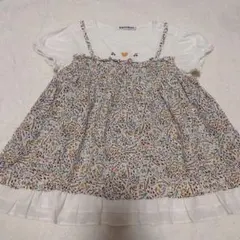 familiar リバティ うさぎ 半袖チュニックシャツ 90 - メルカリ