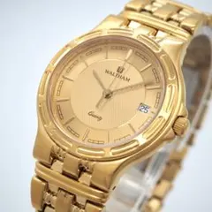 629 稼動 Waltham 時計 メンズ デイト　ゴールド ウォルサムのサムネイル