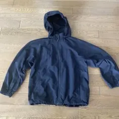 UNIQLO 140フード付き黒ジャケット