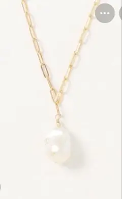 フレームワークin2 design 真珠ペンダントネックレス