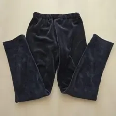 P.premier レギンス　パンツ　十部丈　裏起毛　ブラック　130cm