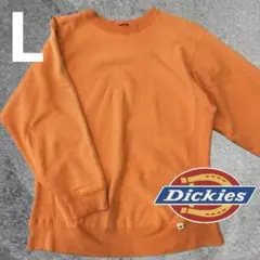 フェード！日焼け！Dickies オレンジ　スウェット　メンズ　L