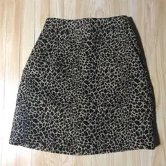 ミニスカート レオパード柄 LOWRYS FARM ローリーズファーム