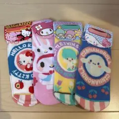 サンリオ キャラクターソックス 4足セット 22-24cm