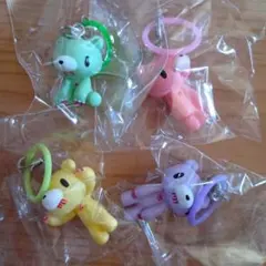 グルーミー マスコットチャーム めじるしアクセサリー　４点セット　ガチャ