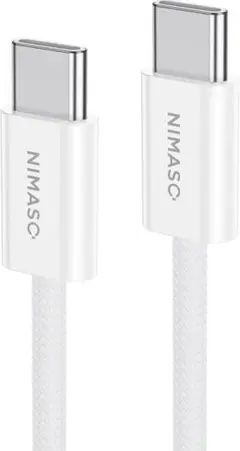 【2本セット】NIMASO USB C ケーブル USB 2.0 PD対応 タイ