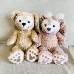 【新品タグ付き】ダッフィー＆シェリーメイ ぬいぐるみセット(S)