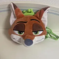 ズートピア　ニック・ワイルド ぬいぐるみポシェット