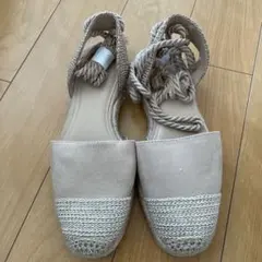 ② ZARA キッズ 新品 ジュートフラワーサンダル 22.5cm - メルカリ