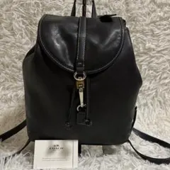 希少✨ コーチ リュック グラブタンレザー ゴールド金具 チャーム 