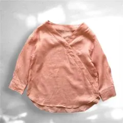 TEPA テパ organic cottonガーゼ 長袖 カシュクールブラウス - メルカリ