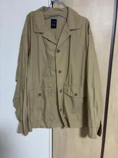 BACK NUMBER XL ミリタリーシャツ ジャケット ベージュのサムネイル