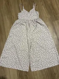 GU ドット柄 サロペット 140
