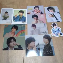 なにわ男子 大西流星 クリアソロカード トレーディングカード ステッカー