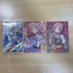 学マス 姫崎莉波 ウエハース クリアアートカード 箔押し サイン入り