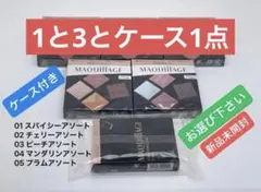 マキアージュ カスタマイズアイカラー アソート１点　ケース付き　合計3点