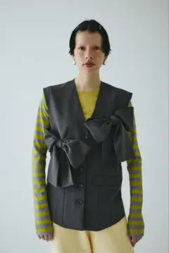 ヘリンドットサイ　HeRIN.CYE　リボンベスト