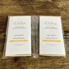 【新品】ダルバ ホワイトトリュフ ダブルセラム＆クリーム サンプル 26g