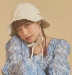 kaorinmori レープチューリップ ハット クリーム