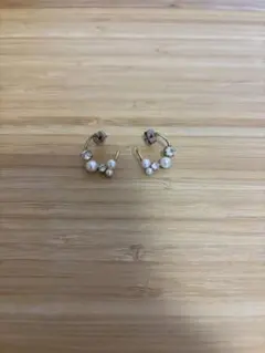 ANEMONE パール　ゴールド　ピアス