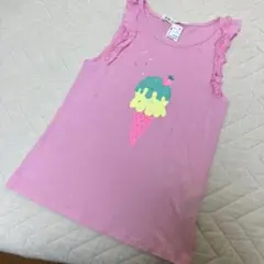 H&M タンクトップ　ノースリーブ　135-140