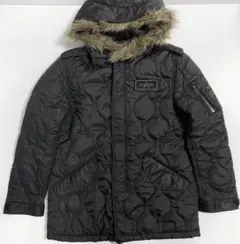 アルファ キルティング　ファー ジャケットコート　ミリタリー　M 検　N-3B