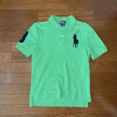 Polo Ralph Lauren 90s ポロシャツ ビッグポニー グリーン