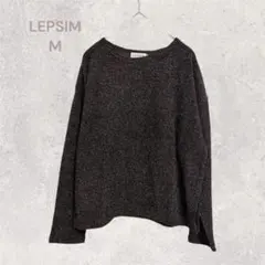 LEPSIM　レプシム　ニットトップス　スリット　カジュアル　モード系　薄手のサムネイル