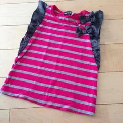 【美品】bebe ノースリーブシャツ 90