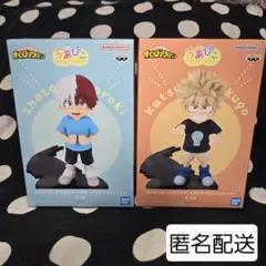 【僕のヒーローアカデミア　ちあぴこ　爆豪勝己　轟焦凍　フィギュア】2種ヒロアカ