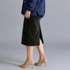 ドゥーズィエムクラス corduroy wide スカート カーキ サイズ38