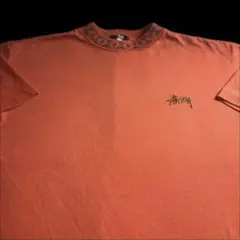 80s 初期バータグ”old stussy 刺繍ロゴ トライバル XL USA